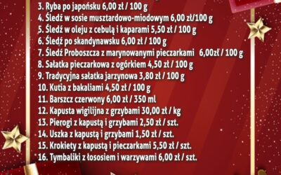 Zamów Catering – Specjalna oferta Wigilijno – Świąteczna