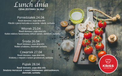 Lunch dnia 24-28.04