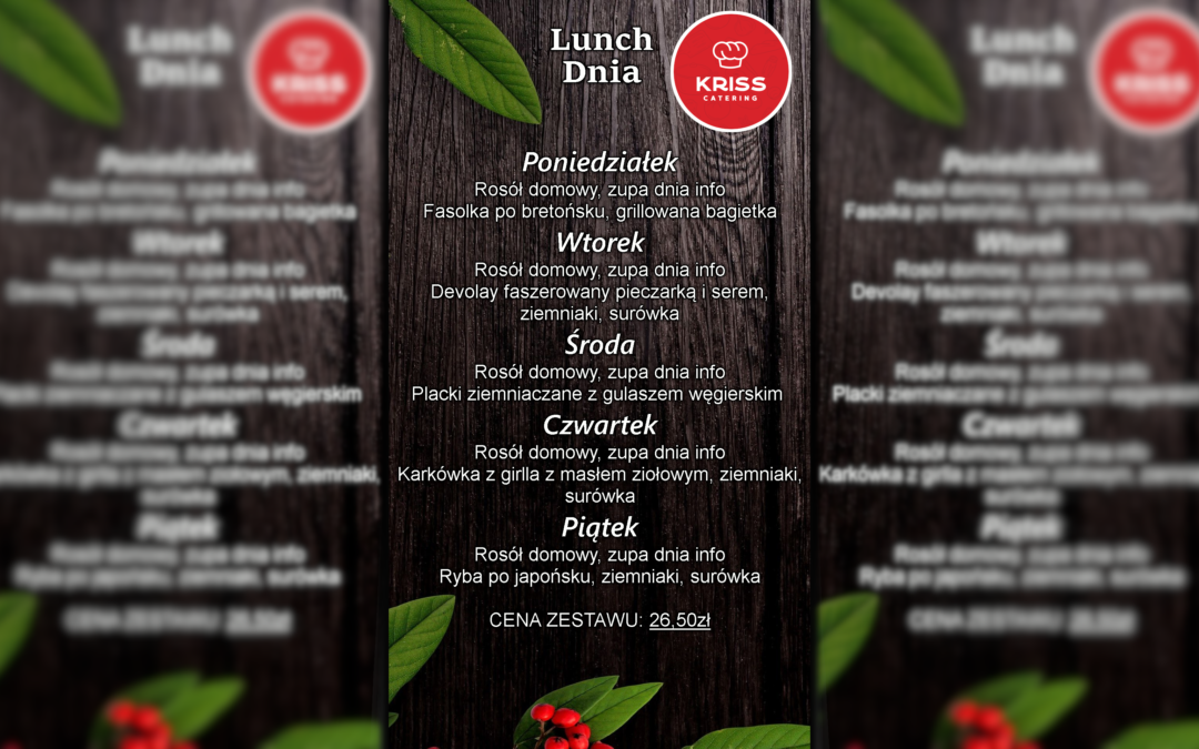 Lunch Dnia 26.06-30.06