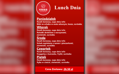 Lunch Dnia 28.08-01.09