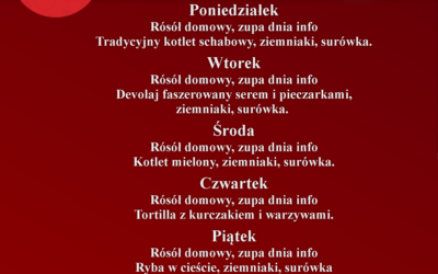 Lunch Dnia 22.01-26.01