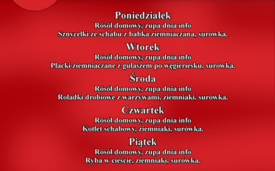 Lunch dnia 18.03-22.03