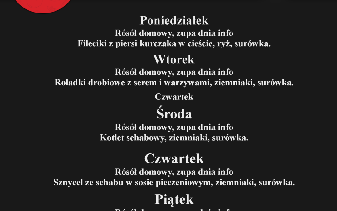 Lunch Dnia 08.07-12.07