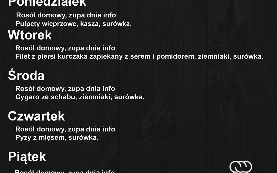 Lunch Dnia 25.11-29.11