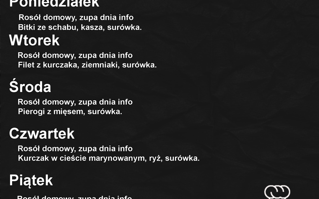 Lunch Dnia 02.12-06.12