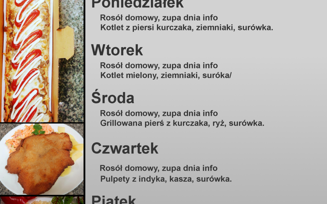 Lunch Dnia 15.09-19.09