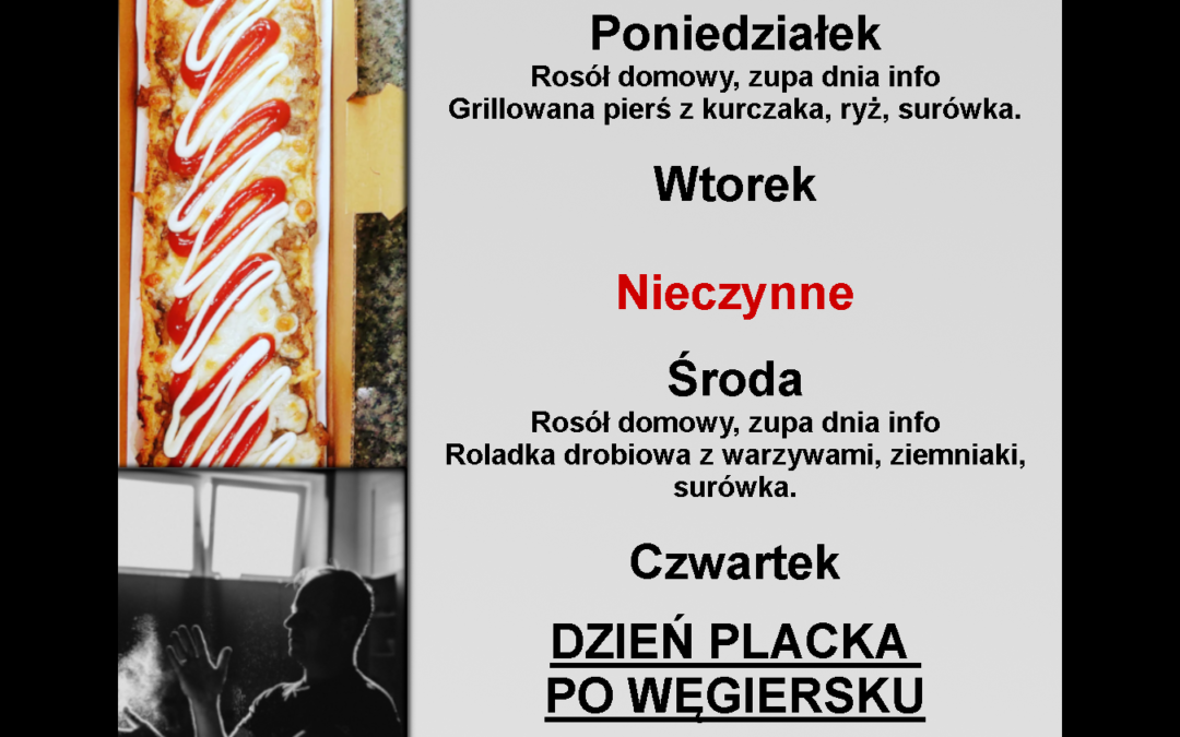 Lunch Dnia 10.11-14.11