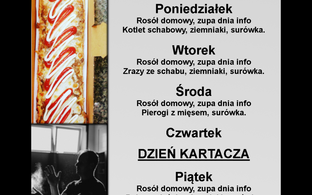 Lunch Dnia 03.11-07.11