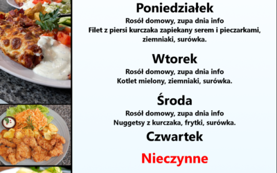 Lunch Dnia 01.06-05.06